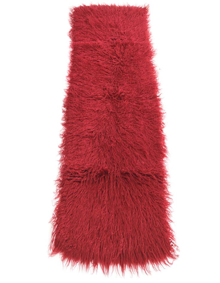 Detail image of  3' x 5'  Hand Knotted Moroccan Wool Rug