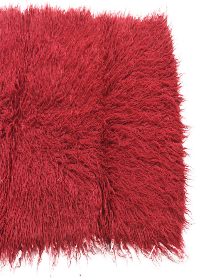 Detail image of  3' x 5'  Hand Knotted Moroccan Wool Rug