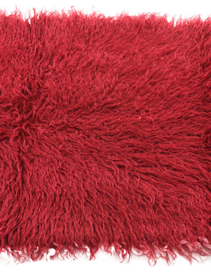 Detail image of  3' x 5'  Hand Knotted Moroccan Wool Rug