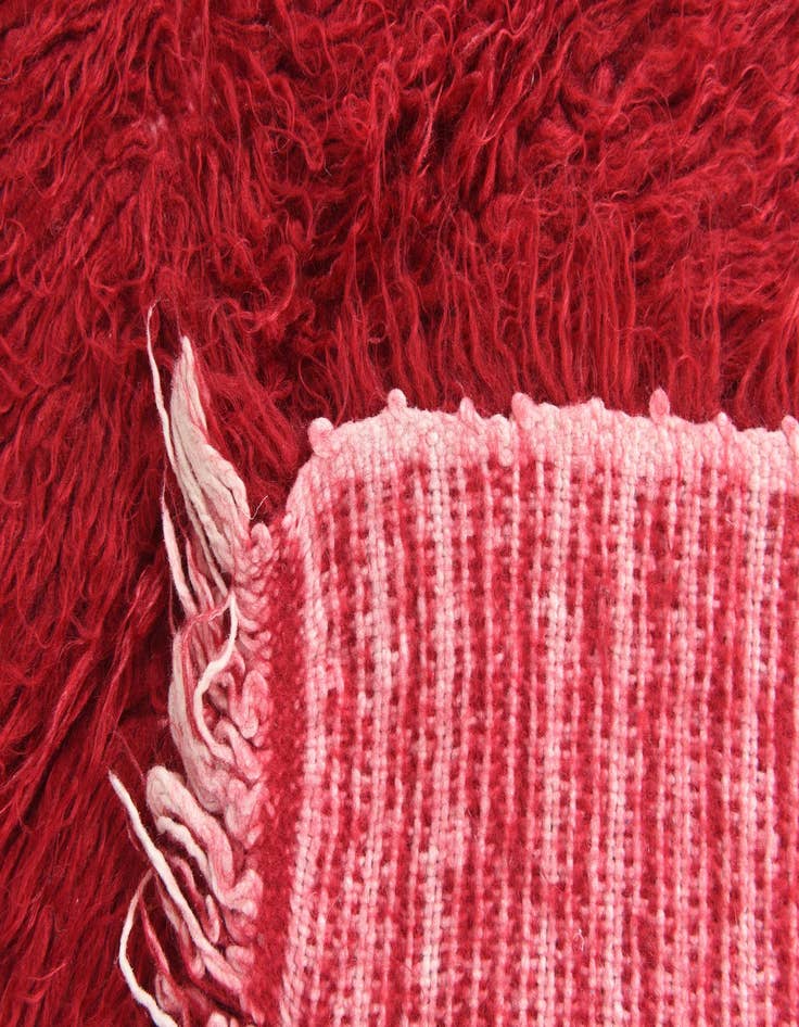 Detail image of  3' x 5'  Hand Knotted Moroccan Wool Rug