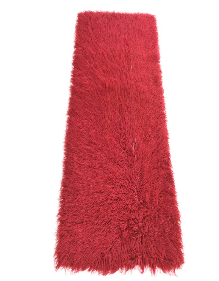 Detail image of  2' x 3' 8  Hand Knotted Moroccan Wool Rug