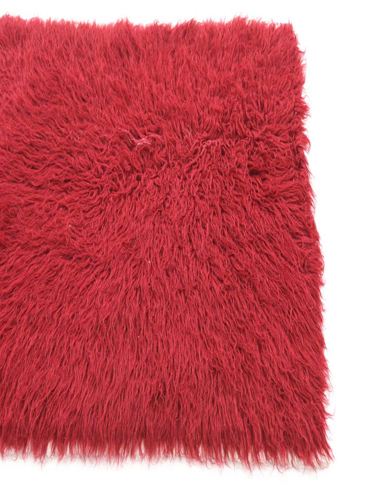 Detail image of  2' x 3' 8  Hand Knotted Moroccan Wool Rug