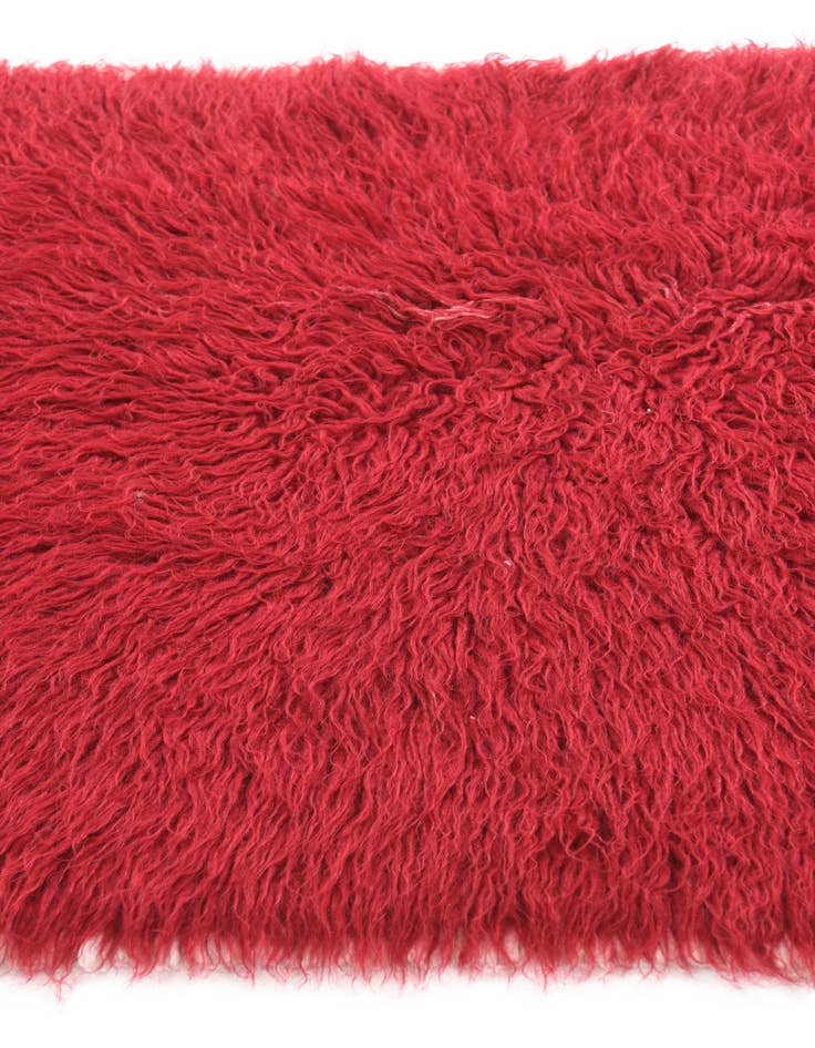 Detail image of  2' x 3' 8  Hand Knotted Moroccan Wool Rug