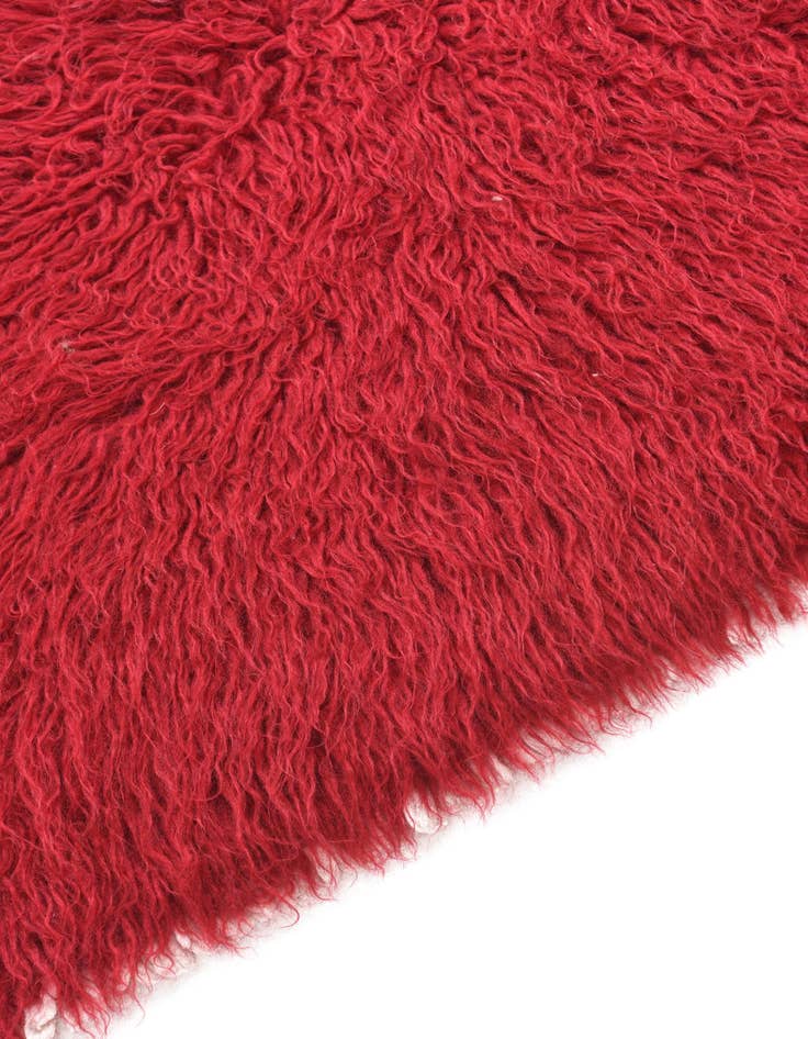 Detail image of  2' x 3' 8  Hand Knotted Moroccan Wool Rug