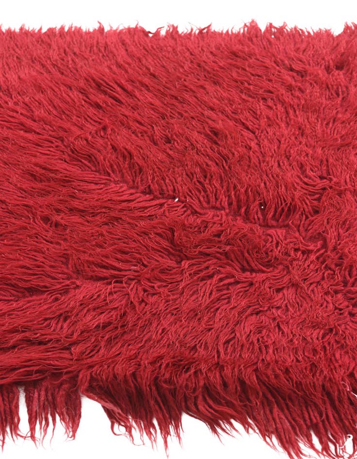 Detail image of  2' 6 x 4' 6  Hand Knotted Moroccan Wool Rug