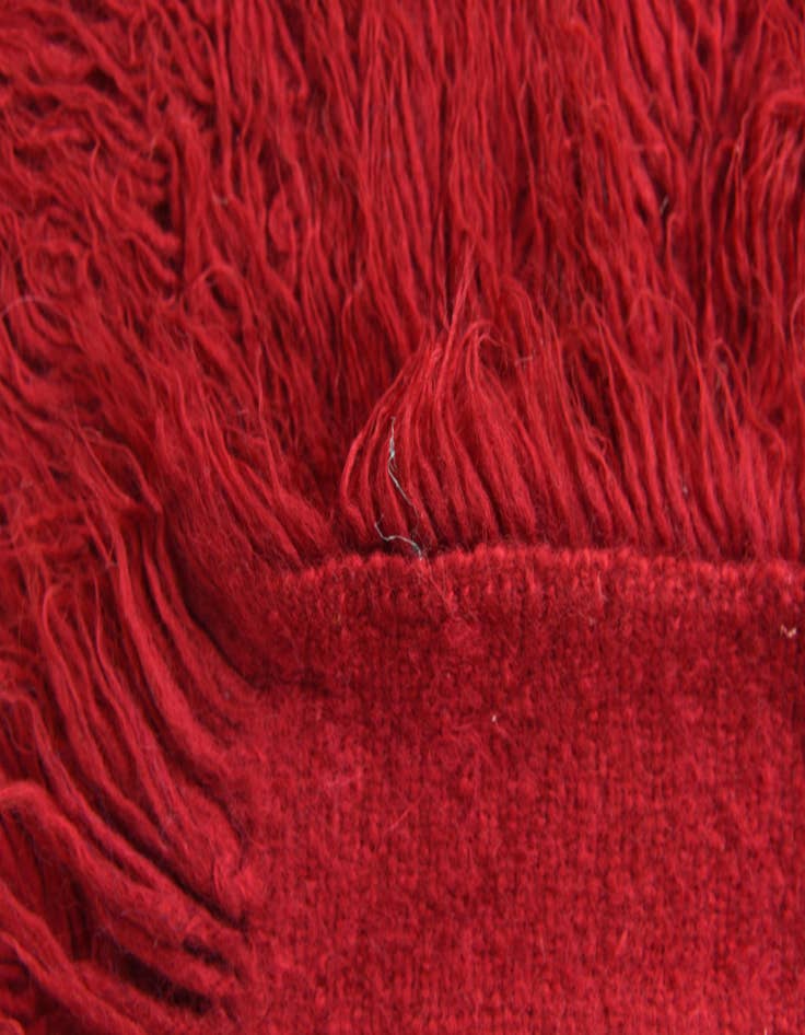 Detail image of  2' 6 x 4' 6  Hand Knotted Moroccan Wool Rug