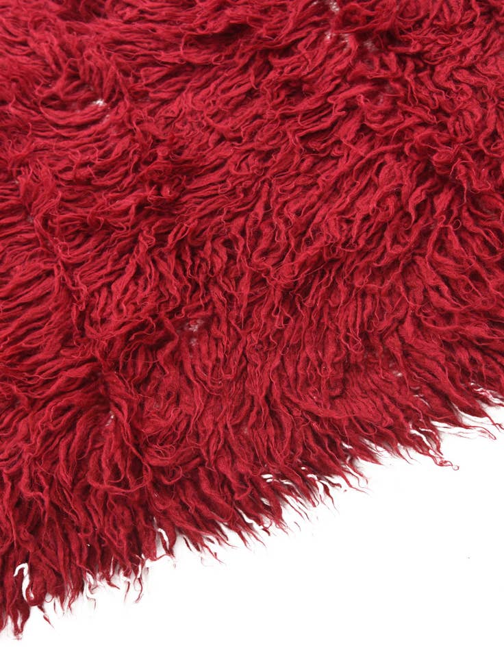 Detail image of  3' 3 x 5' 6  Hand Knotted Moroccan Wool Rug