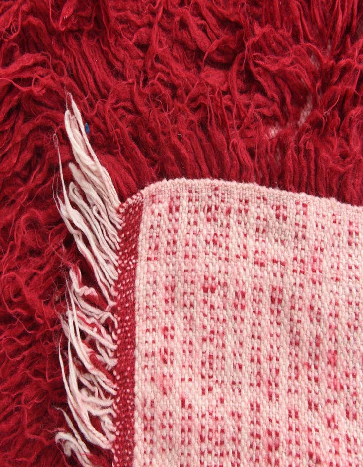 Detail image of  3' 3 x 5' 6  Hand Knotted Moroccan Wool Rug