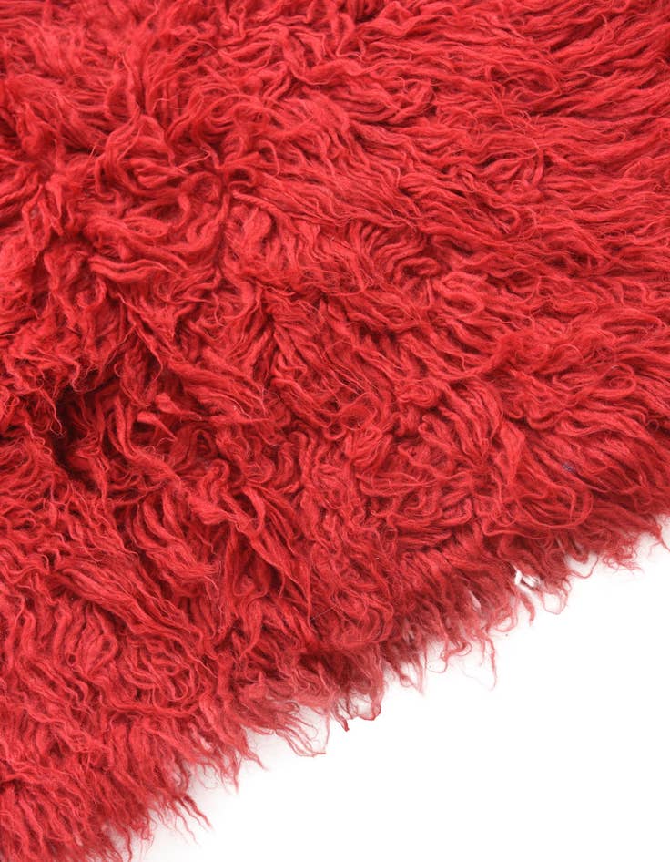 Detail image of  2' 8 x 4' 9  Hand Knotted Moroccan Wool Rug