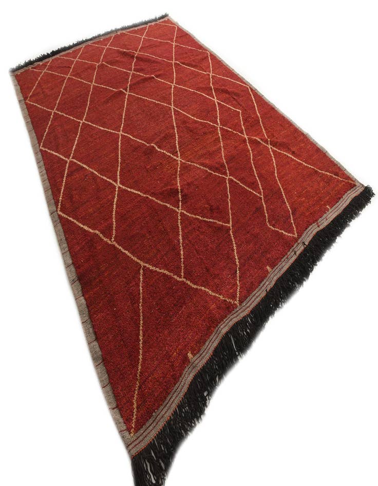 Detail image of  9' 2 x 12' 2  Hand Knotted Moroccan Wool Rug