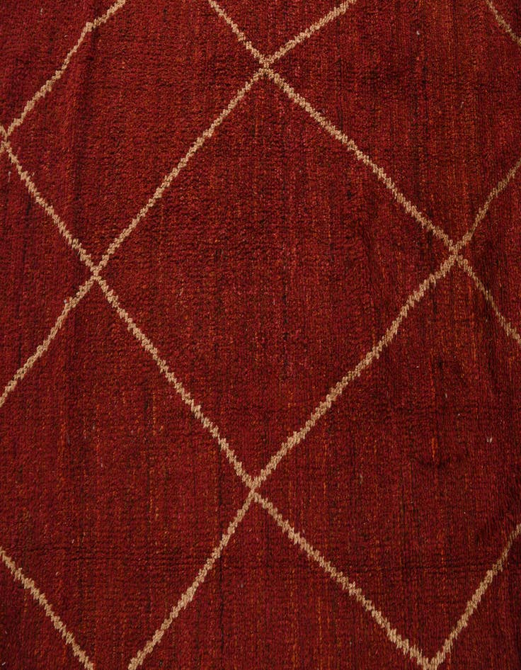 Detail image of  9' 2 x 12' 2  Hand Knotted Moroccan Wool Rug