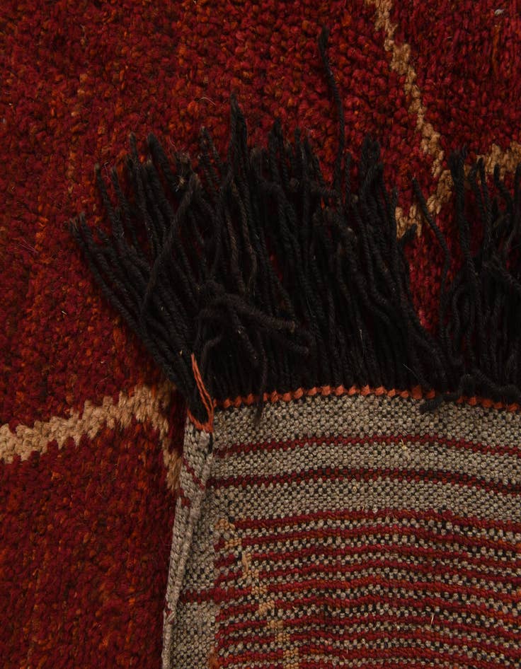 Detail image of  9' 2 x 12' 2  Hand Knotted Moroccan Wool Rug