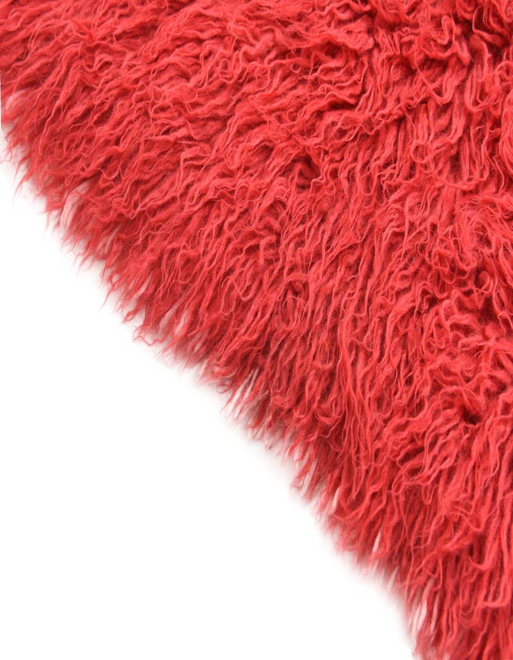 Detail image of  3' 3 x 5'  Hand Knotted Moroccan Wool Rug