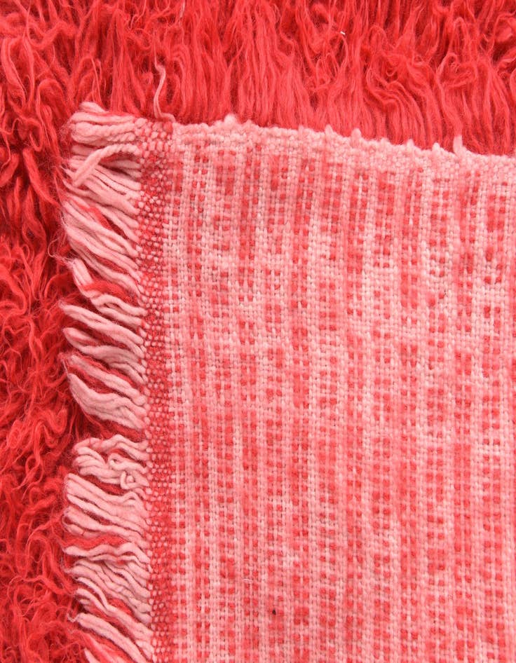 Detail image of  3' 3 x 5'  Hand Knotted Moroccan Wool Rug