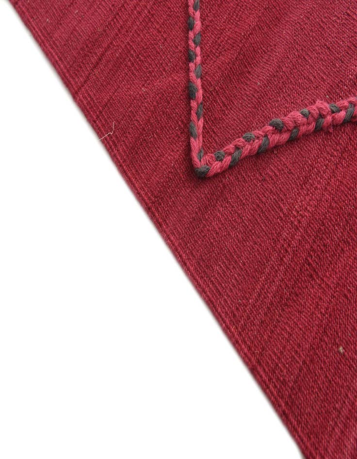 Detail image of  5' 8 x 8'  Hand Knotted Moroccan Wool Rug