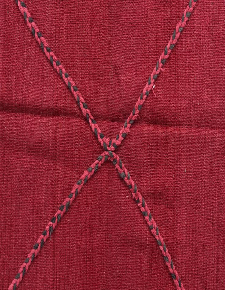 Detail image of  5' 8 x 8'  Hand Knotted Moroccan Wool Rug