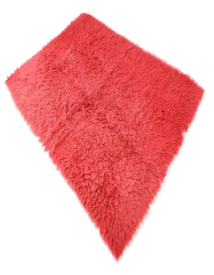 Detail image of  5' 2 x 7' 7  Hand Knotted Moroccan Wool Rug