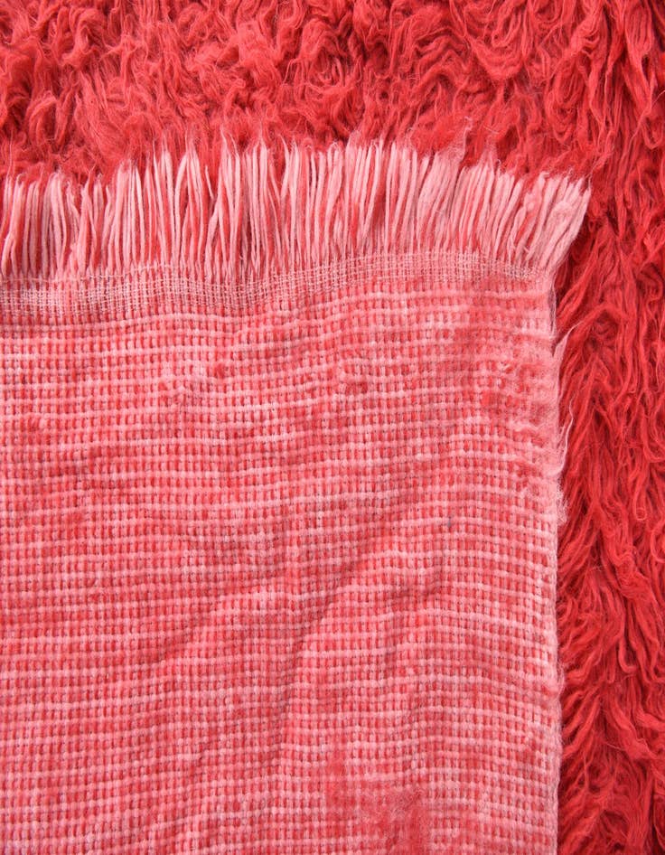 Detail image of  5' 2 x 7' 7  Hand Knotted Moroccan Wool Rug