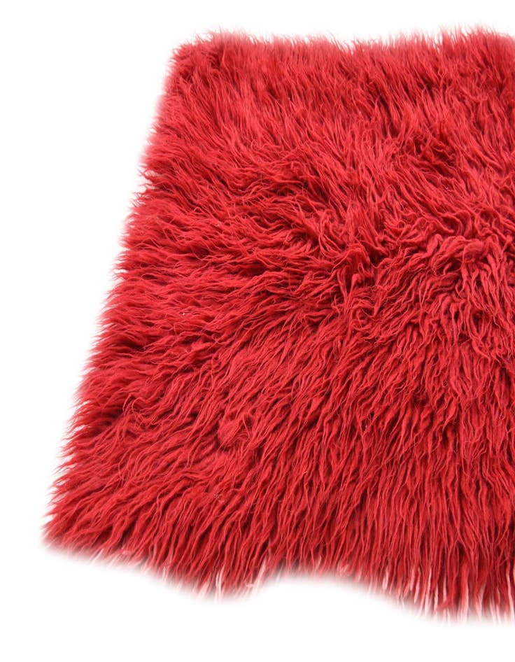 Detail image of  2' 5 x 4' 6  Hand Knotted Moroccan Wool Rug