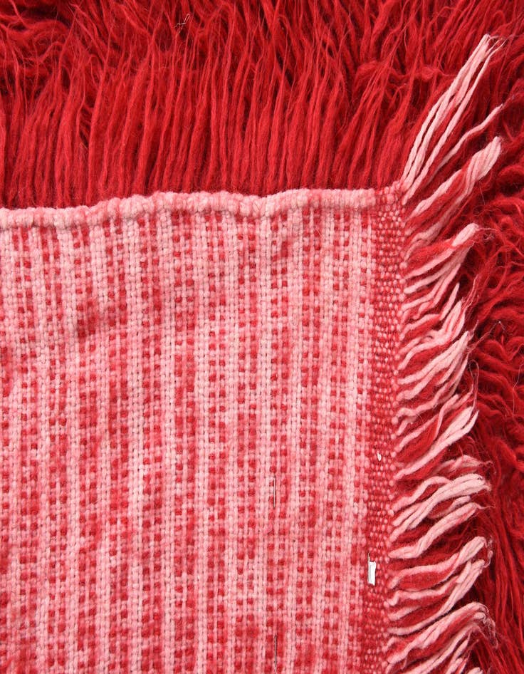 Detail image of  2' 5 x 4' 6  Hand Knotted Moroccan Wool Rug