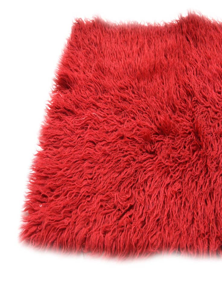 Detail image of  1' 10 x 3' 6  Hand Knotted Moroccan Wool Rug