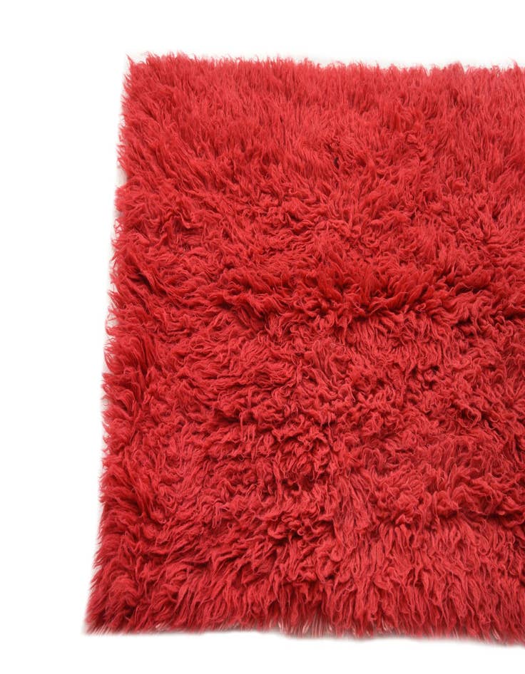 Detail image of  3' 1 x 5' 4  Hand Knotted Moroccan Wool Rug