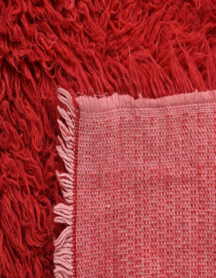 Detail image of  3' 1 x 5' 4  Hand Knotted Moroccan Wool Rug