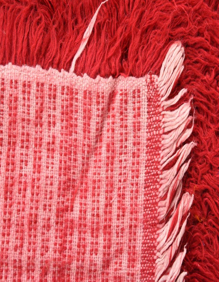 Detail image of  2' 5 x 4' 8  Hand Knotted Moroccan Wool Rug