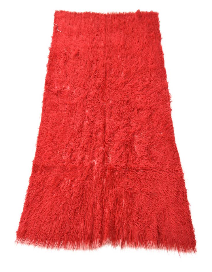 Detail image of  4' x 5' 3  Hand Knotted Moroccan Wool Rug