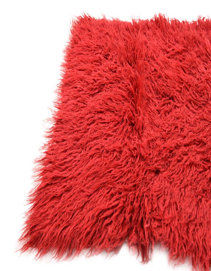 Detail image of  2' 10 x 5' 4  Hand Knotted Moroccan Wool Rug