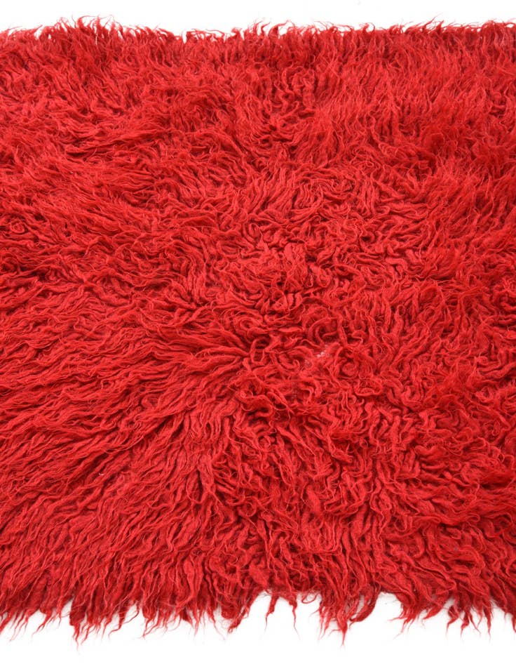 Detail image of  2' 10 x 5' 4  Hand Knotted Moroccan Wool Rug