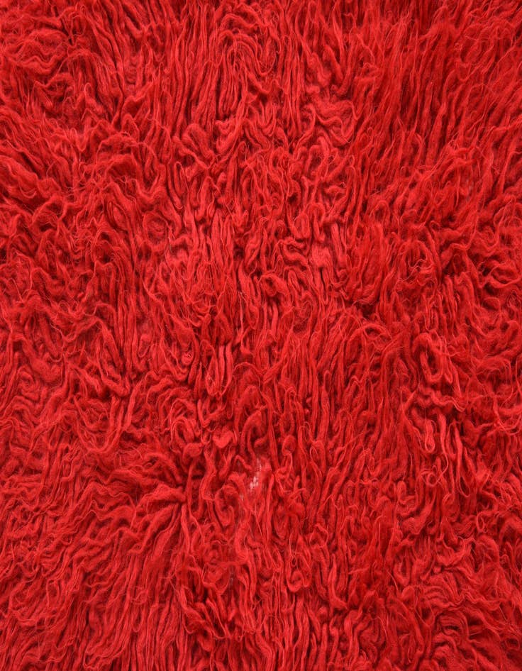 Detail image of  2' 10 x 5' 4  Hand Knotted Moroccan Wool Rug