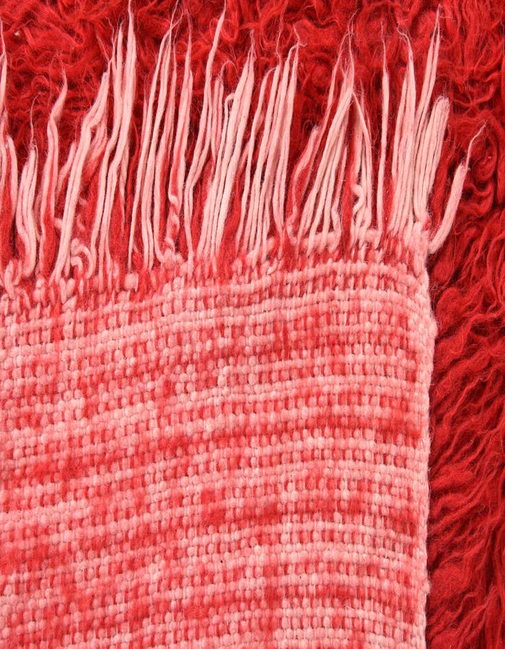 Detail image of  2' 10 x 5' 4  Hand Knotted Moroccan Wool Rug