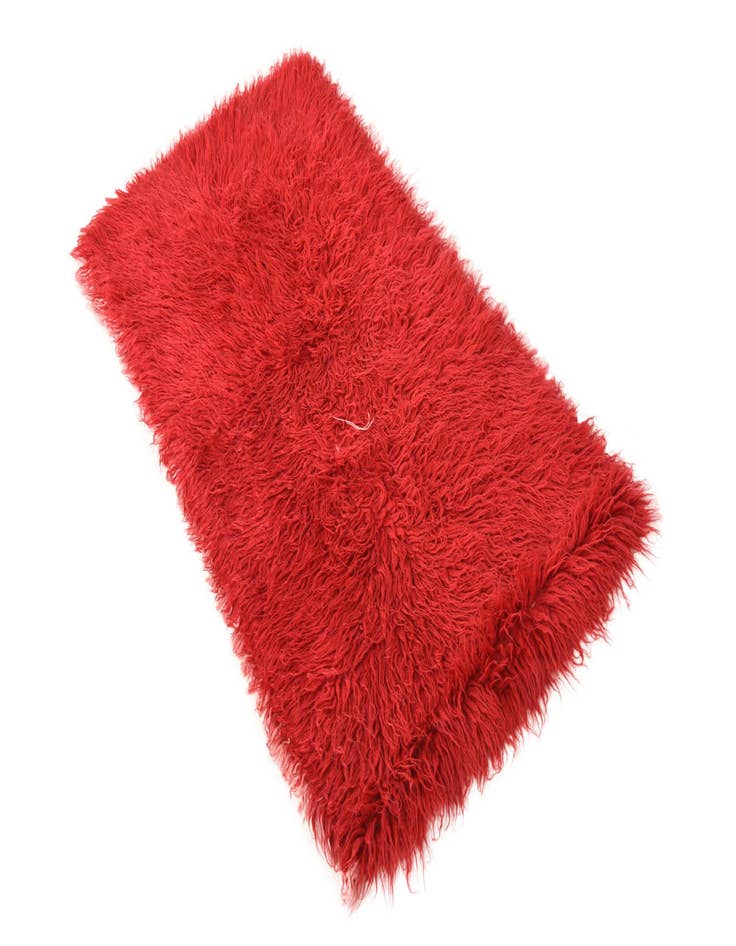 Detail image of  2' 6 x 4' 5  Hand Knotted Moroccan Wool Rug