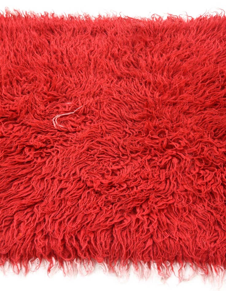 Detail image of  2' 6 x 4' 5  Hand Knotted Moroccan Wool Rug