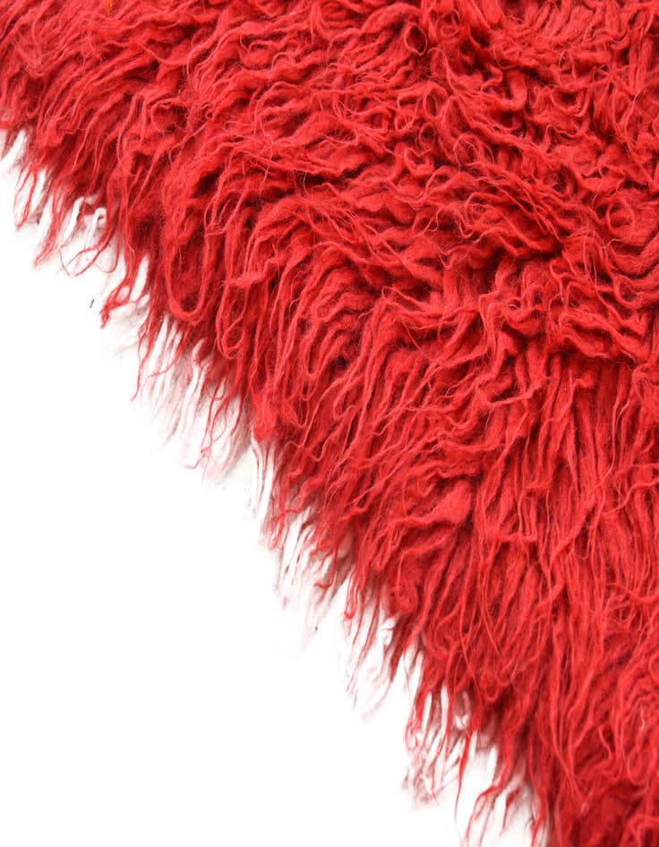 Detail image of  2' 6 x 4' 5  Hand Knotted Moroccan Wool Rug