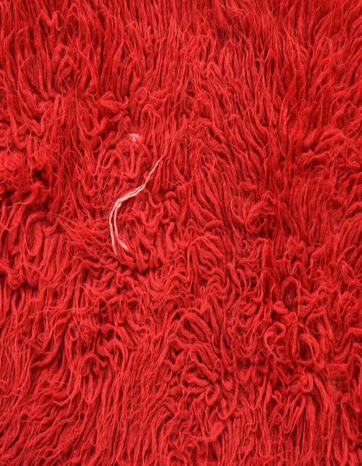 Detail image of  2' 6 x 4' 5  Hand Knotted Moroccan Wool Rug