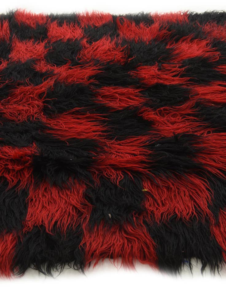 Detail image of  6' 1 x 8' 6  Hand Knotted Moroccan Wool Rug