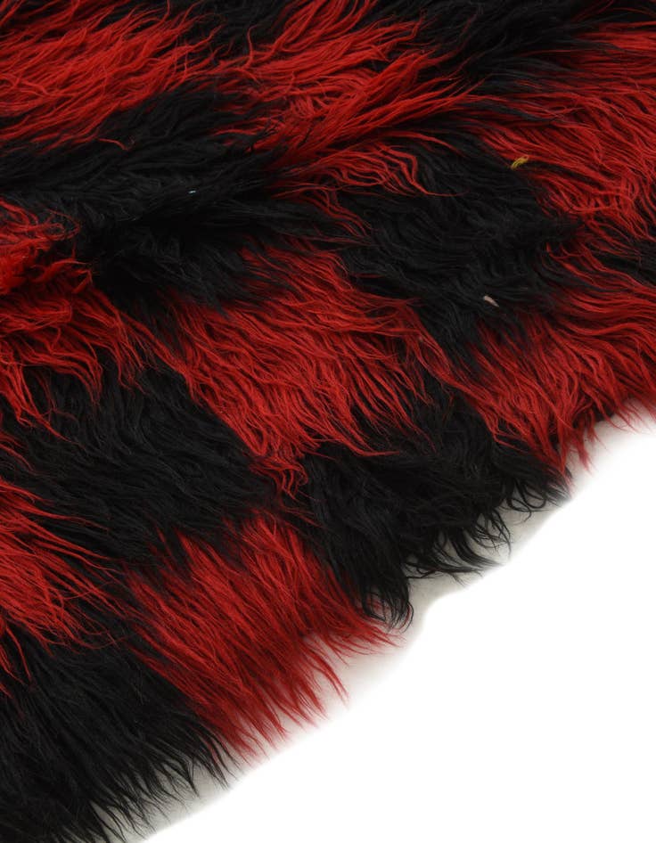 Detail image of  6' 1 x 8' 6  Hand Knotted Moroccan Wool Rug