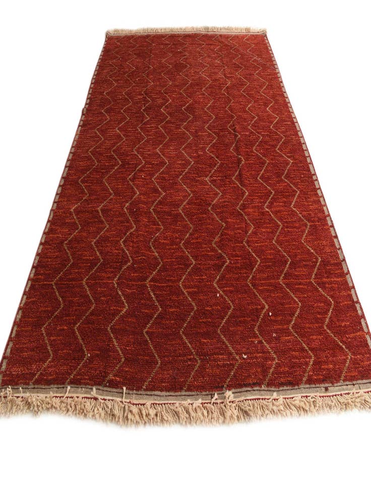 Detail image of  9' 2 x 12' 1  Hand Knotted Moroccan Wool Rug