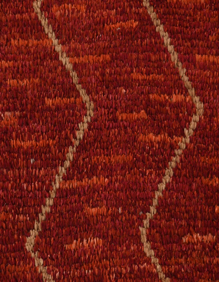 Detail image of  9' 2 x 12' 1  Hand Knotted Moroccan Wool Rug