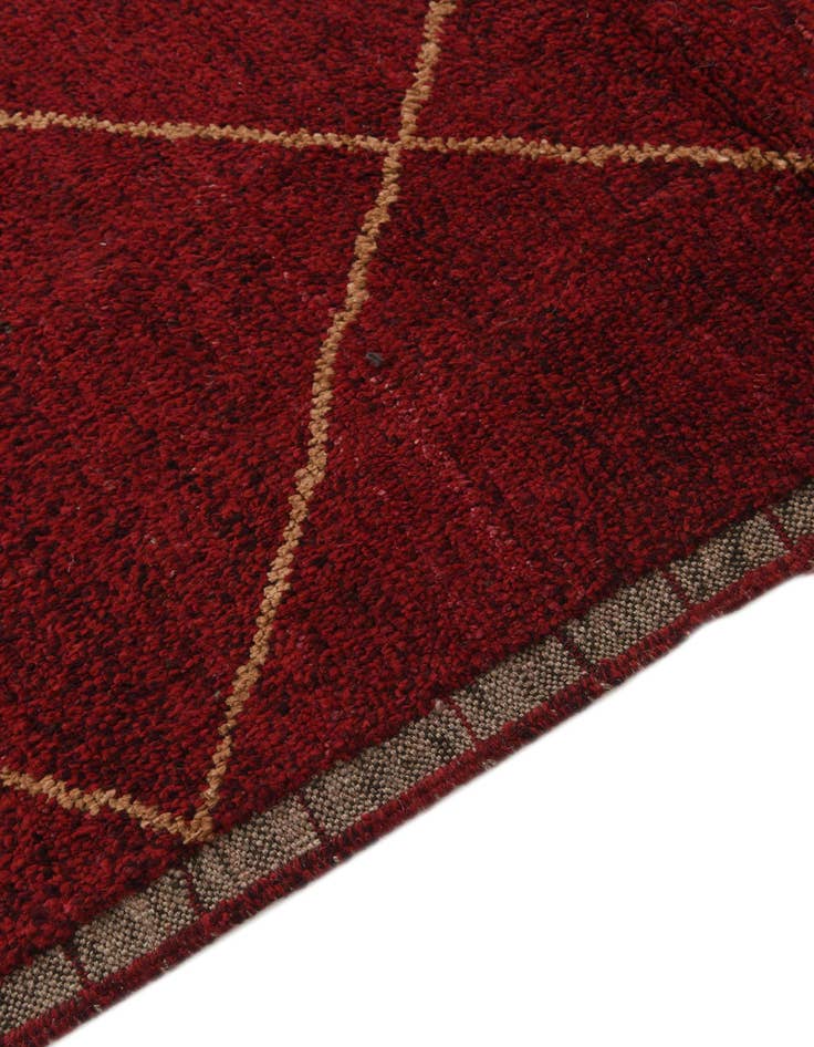 Detail image of  6' 5 x 9' 7  Hand Knotted Moroccan Wool Rug