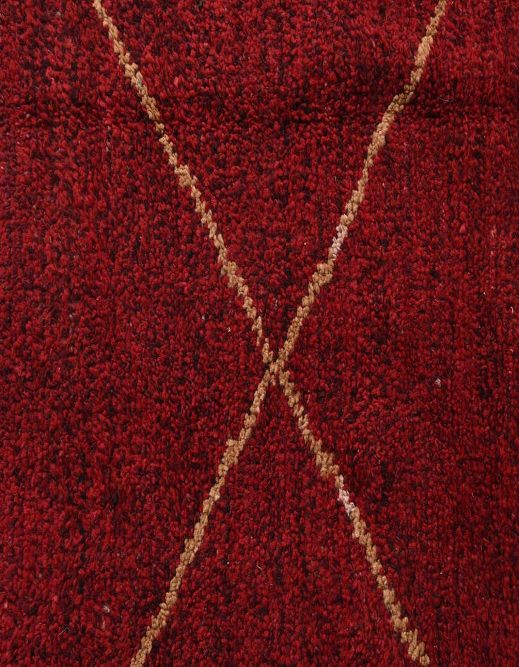 Detail image of  6' 5 x 9' 7  Hand Knotted Moroccan Wool Rug