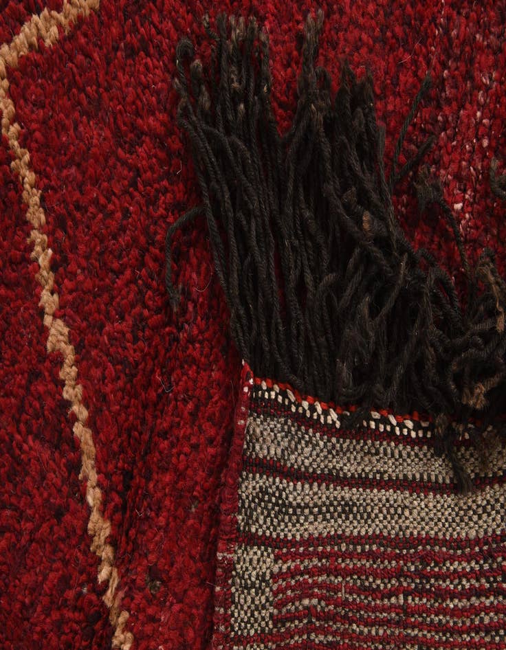 Detail image of  6' 5 x 9' 7  Hand Knotted Moroccan Wool Rug