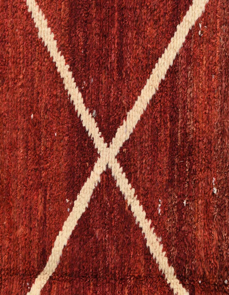 Detail image of  6' x 9' 2  Hand Knotted Moroccan Wool Rug