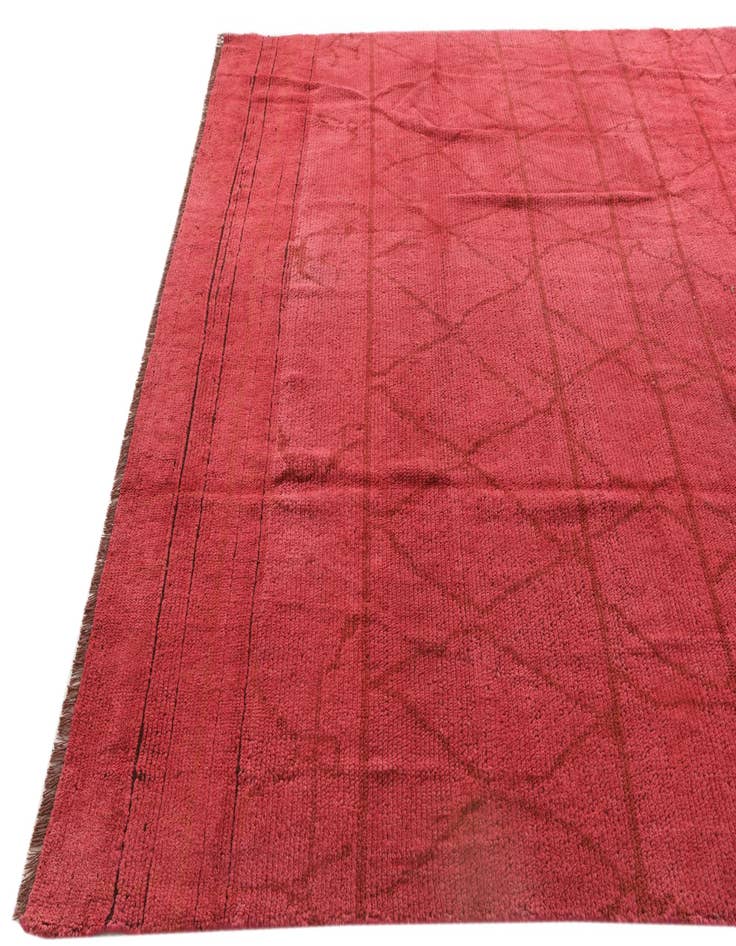 Detail image of  7' 8 x 10' 3  Hand Knotted Moroccan Wool Rug