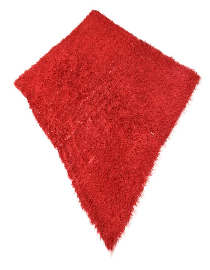 Detail image of  6' x 7' 5  Hand Knotted Moroccan Wool Rug