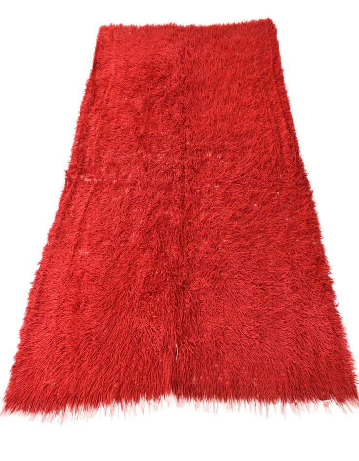 Detail image of  6' x 7' 5  Hand Knotted Moroccan Wool Rug