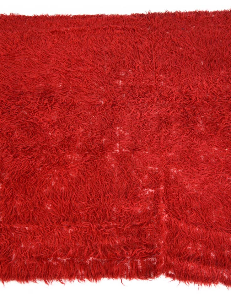 Detail image of  6' x 7' 5  Hand Knotted Moroccan Wool Rug