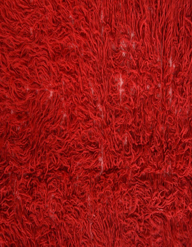 Detail image of  6' x 7' 5  Hand Knotted Moroccan Wool Rug